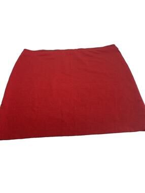 Women's Plus Size Red Skirt - Elegant, Flattering, and Stylish